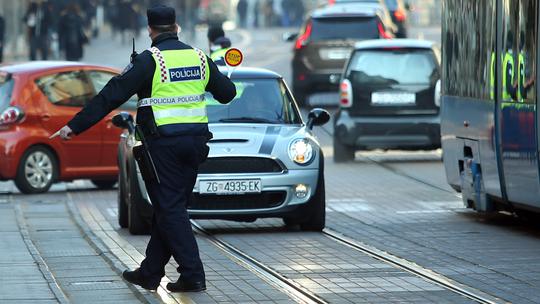 Policija u Zagrebu
