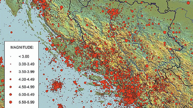 Zone ugroženosti potresima u RH i BiH