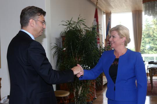 Andrej Plenković i Kolinda Grabar Kitarović
