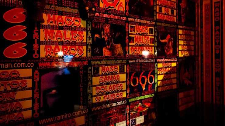 Black magic ritual performed in Bogota, Colombia