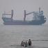 FILE PHOTO: Vessels in the Strait of Hormuz near the beach of Bandar Abbas