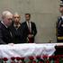 Russian President Putin pays his respects to late former Russian Defence Minister Ivanov, in Moscow