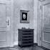 Eva Braun, living room, portrait of Adolf Hitler / photo