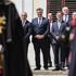 Zagreb: Premijer Plenković s članovima Vlade prisustvovao je smjeni straže Kravat pukovnije