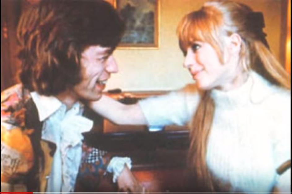 Marianne Faithfull i Mick Jagger krajem 60-ih