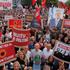 March for freedom, in Pristina