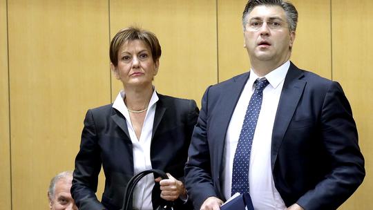 Martina Dalić, Andrej Plenković
