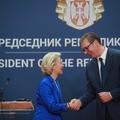 Beograd: Aleksandar Vučić i  Ursula von der Leyen dali su izjave nakon sastanka 