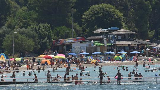 Sve plaže na fažanskoj rivijeri pune su turista