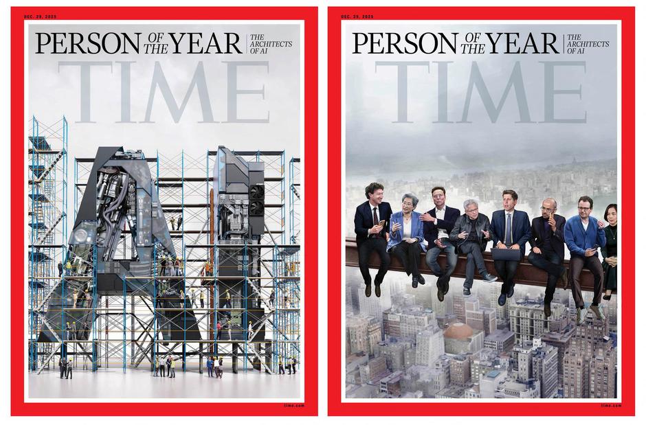 Two covers of Time magazine's 2025 Person of the Year issue | Author: TIME/TIME Person of the Year/REU