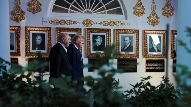 U.S. President Donald Trump hosts UFC Freedom 250 at the White House in Washington