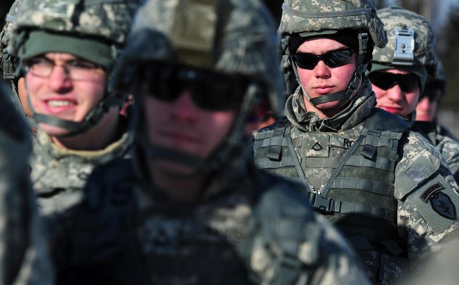 Soldiers from A Company, 425th Brigade Special Troops Battalion conduct a demolitions exercise at Forward Operating Base Sparta, Alaska, using C-4 explosives to train on obstacle creation and tactical operations.