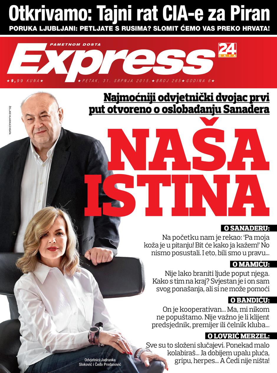 Express naslovnica | Author: Express