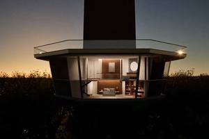 Victorian chimney up for auction with plans for unique family home in the sky