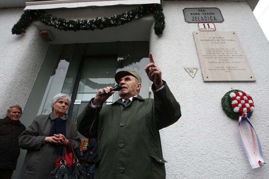 Zagreb: Udruga ratnih veterana održala skup povodom prosina?kih žrtava | Author: Petar Glebov/PIXSELL