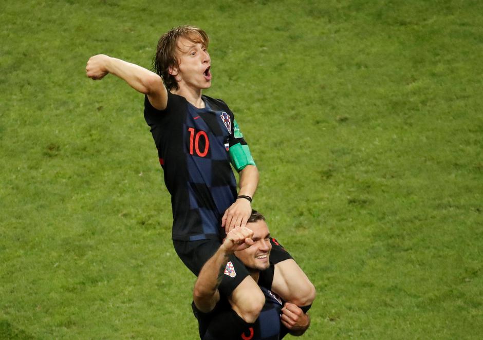 Luka Modrić i Dejan Lovren, pobjeda nad Rusijom u Sočiju 2018. | Author: CHRISTIAN HARTMANN/REUTERS/PIXSELL