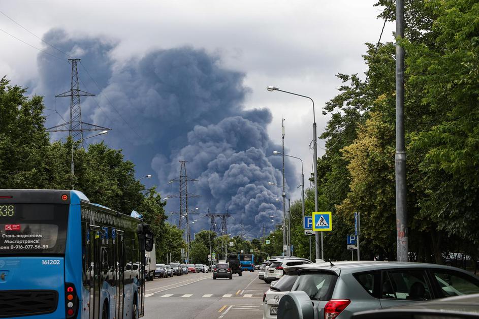 Ukrainian drones hit Moscow