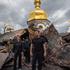 Russian drone and missile strike in Kyiv