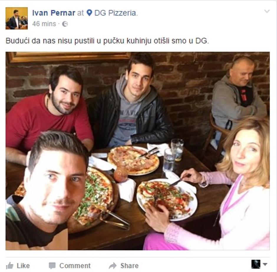 Statusi Ivana Pernara na Facebooku | Author: Facebook