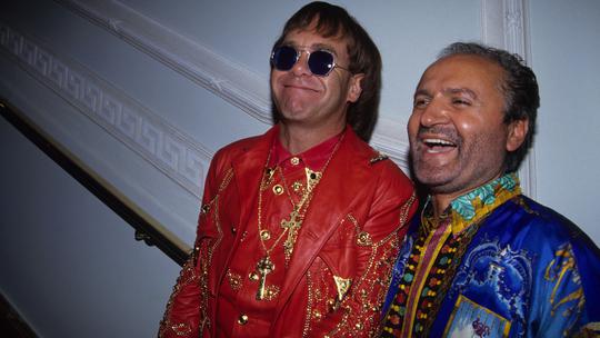 Elton John na rođendanu Giannija Versacea