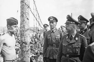 Himmler u obilasku ratnih zarobljenika u Rusiji