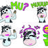 Zdrava krava Viber stickeri