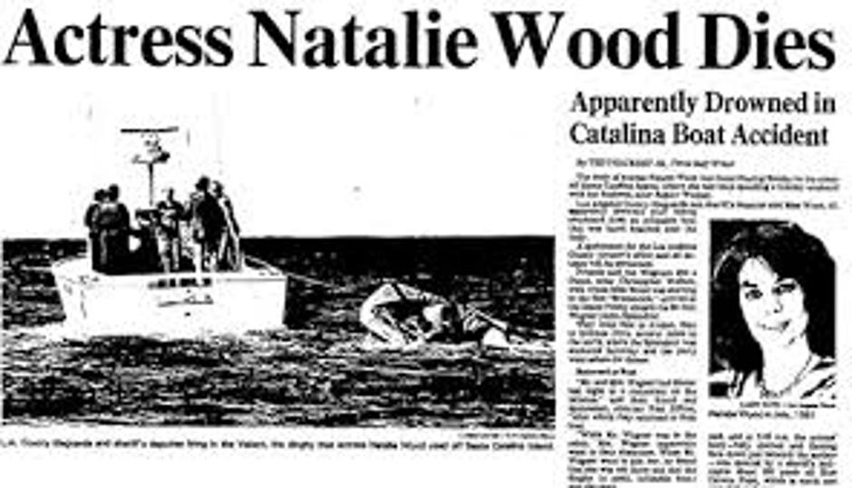 Novinski isječak nakon smrti Natalie Wood | Author: Pinterest
