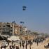 Humanitarian aid is airdropped over Gaza