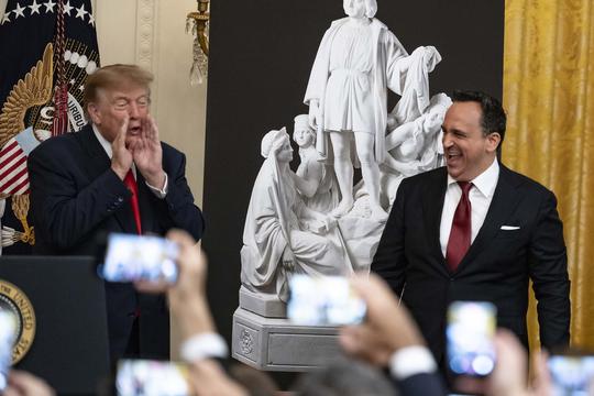 DC: Trump Hosts a Columbus Day Event at the White House