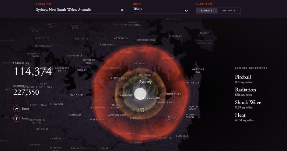 Nuklearna eksplozija Sydney