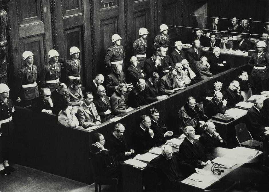 Dock at the Nuremberg trials, 1946 | Author: 