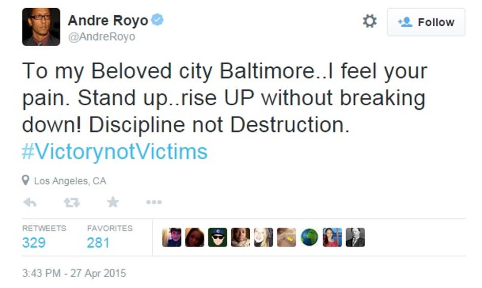 Andre Royo | Author: Twitter/ Die Welt