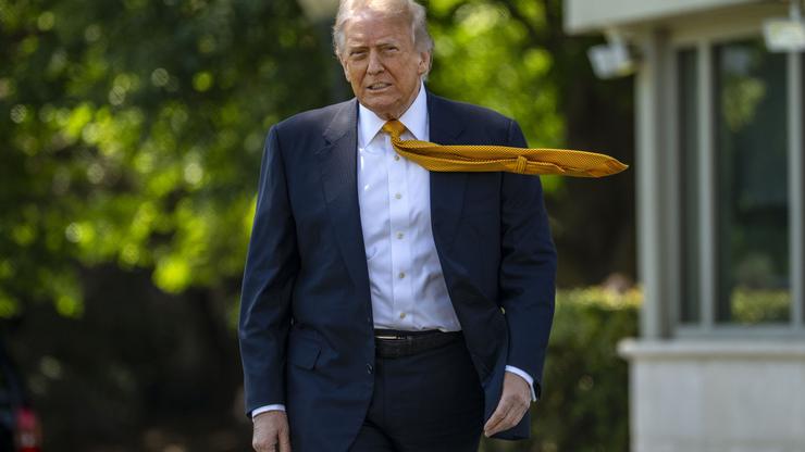 President Donald Trump Departs White House For Beijing Talks With Xi Jinping - 12 May 2026.