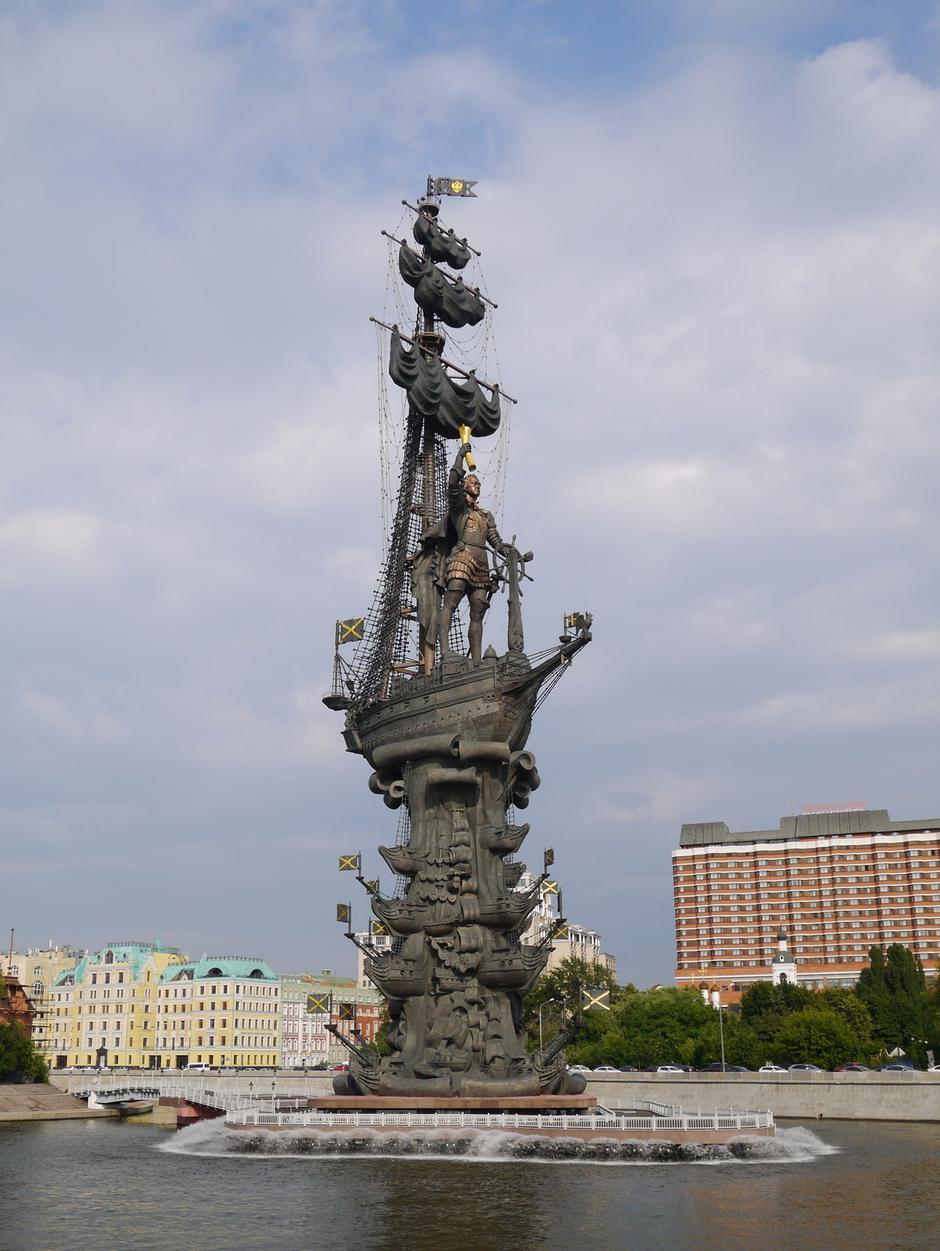 Spomenik Petru velikom u Moskvi, 1997. Cereteli | Author: e_chaya/Flickr/CC BY 2.0