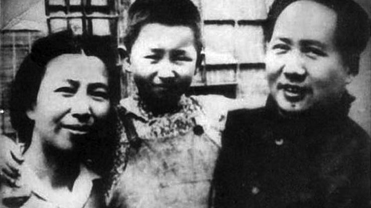 Mao Ce-tung sa ženom i kćeri
