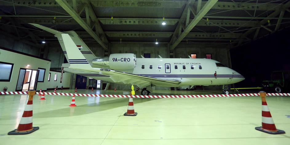 Zagreb: Zrakoplov Vlade RH  Challenger CL 604