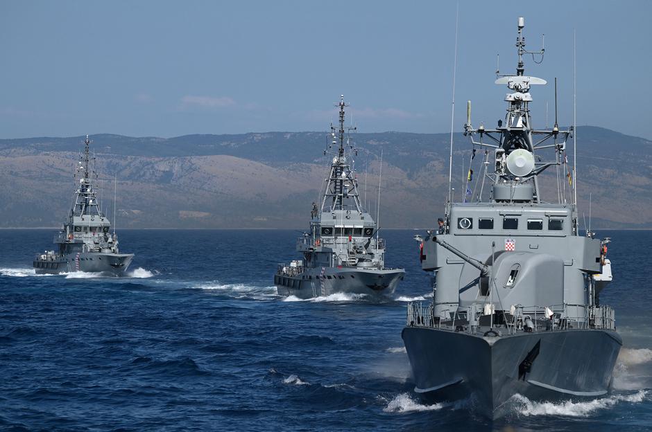 Split: Hrvatska ratna mornarica izvodi vježbu za vojni mimohod | Author: Marko Lukunic/PIXSELL