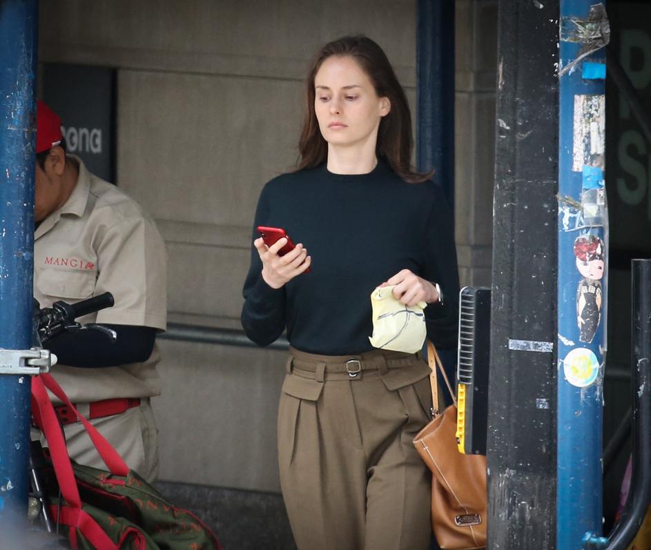 EXCLUSIVE: Jeffrey Epstein's last girlfriend Karyna Shuliak is seen in New York as she heads to her apartment in the building still linked to the late sex predator.