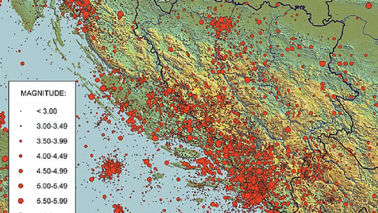 Zone ugroženosti potresima u RH i BiH
