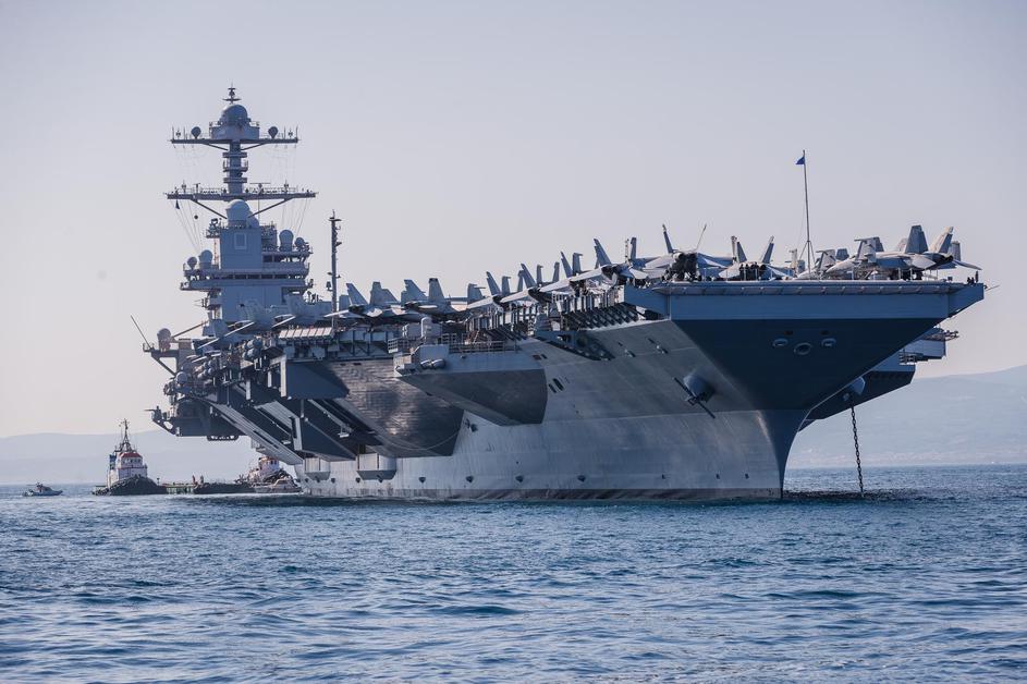 Posjetili smo američki nosač zrakoplova USS Gerald R. Ford koji je u jutarnjim satima stigao u Split