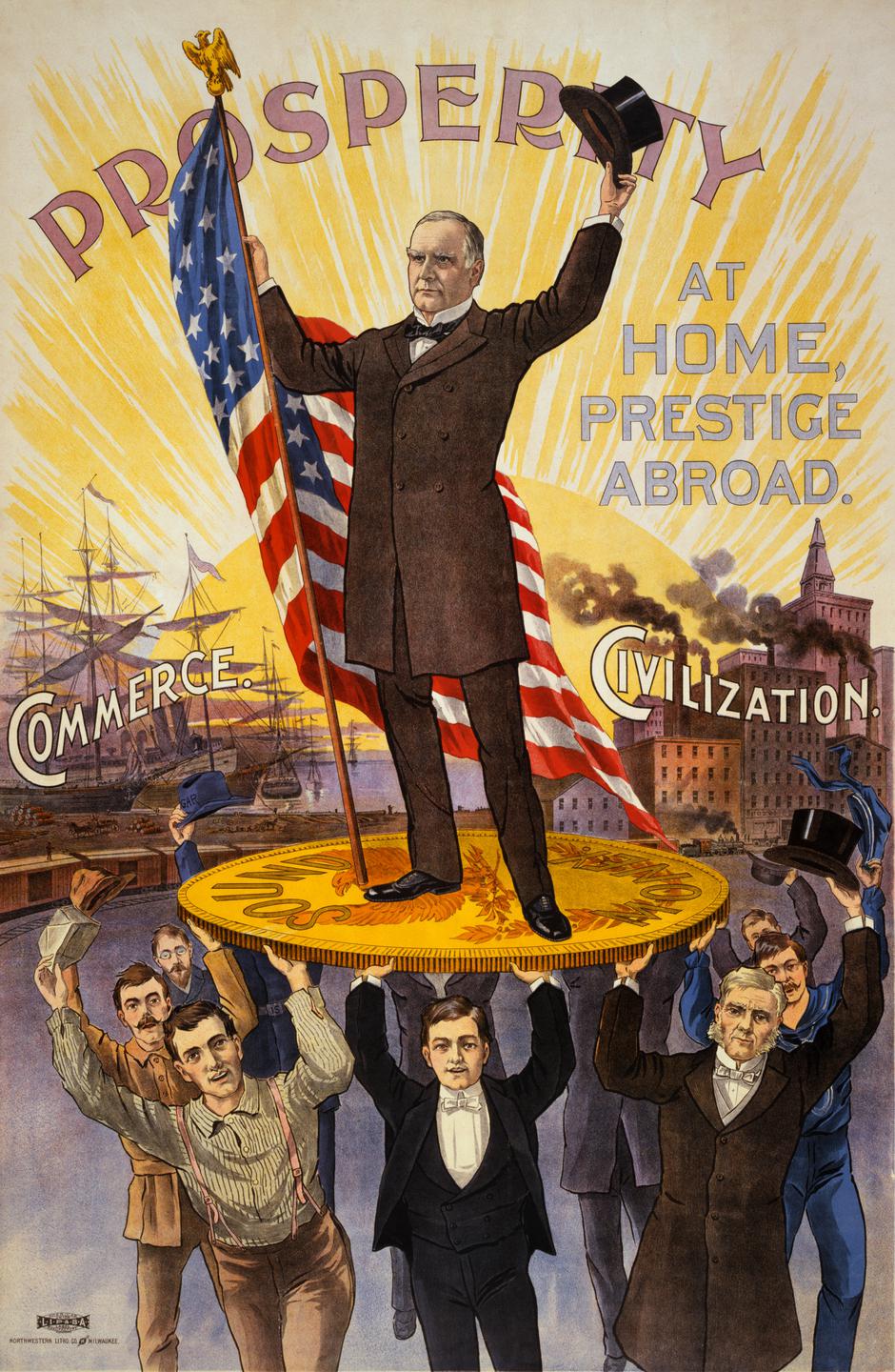 McKinley -  plakat 'Prosperitet' | Author: Wikipedia Commons