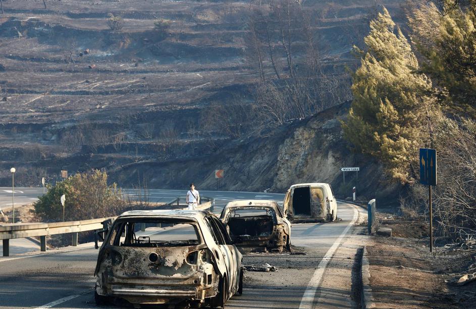 Posljedice požara kod Omiša