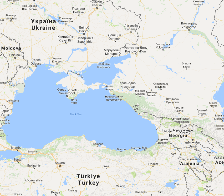 Krim na ruskoj inačici Google Karti | Author: screenshot/maps.google.ru