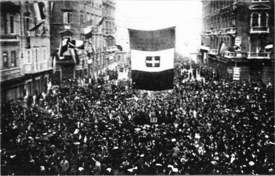 Rijeka pod fašistima 1920. | Author: public domain