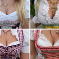 Oktoberfest beer festival 2013 - Cleavages