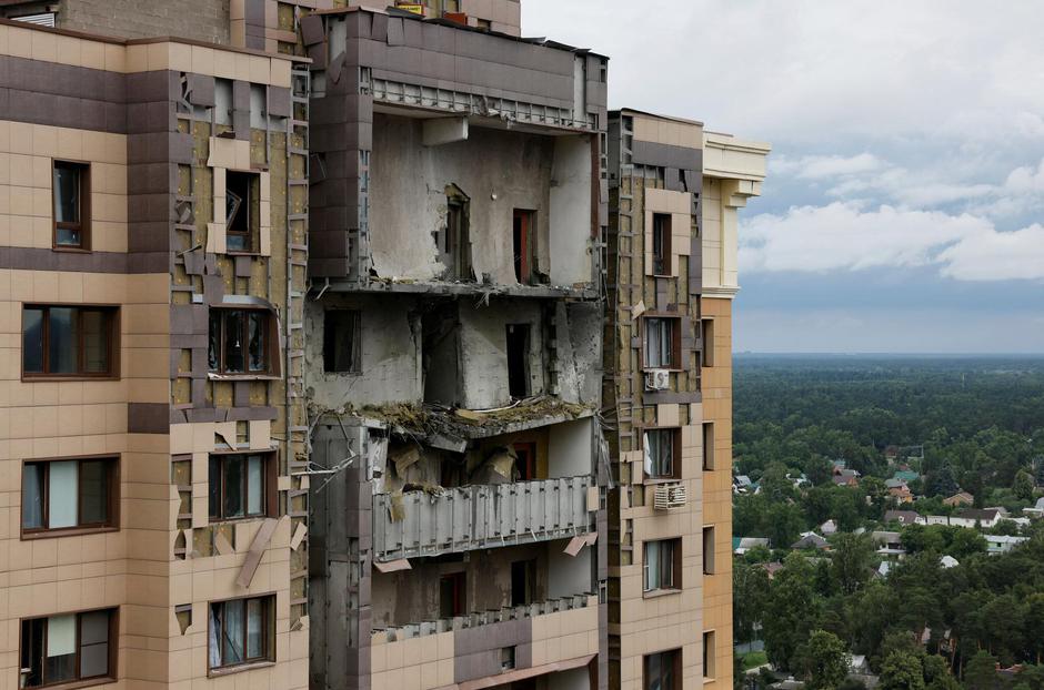 Aftermath of a Ukrainian drone attack in Moscow region | Author: STRINGER/REUTERS