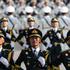 FILE PHOTO: Training for a military parade to mark the 80th anniversary of the end of World War Two, in Beijing
