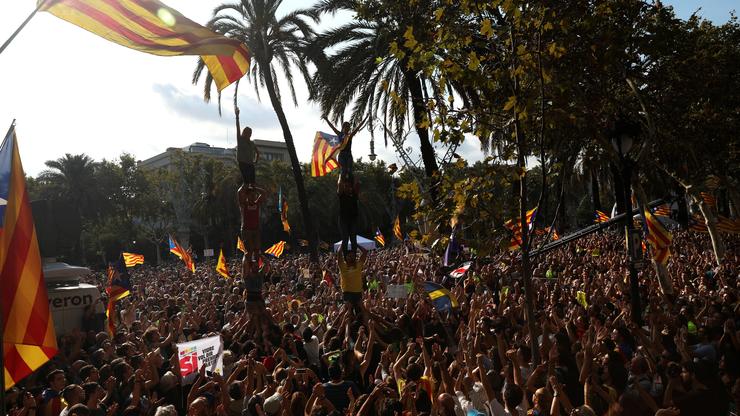 Separatistički prosvjedi u Barceloni