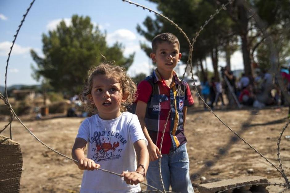 Djeca izbjeglice na grčko-makedonskoj granici | Author: Robert Geiss/DPA/PIXSELL
