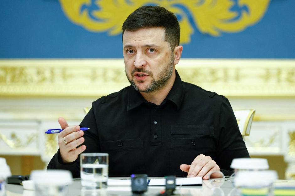 Ukraine's President Zelenskiy speaks during a meeting with the media in Kyiv | Author: Valentyn Ogirenko